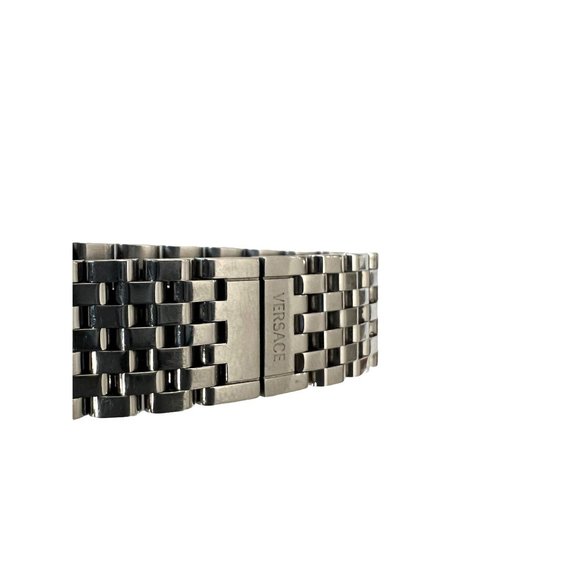 VERSACE: Stainless Steel Logo Quartz Watch  #1136 main image 4